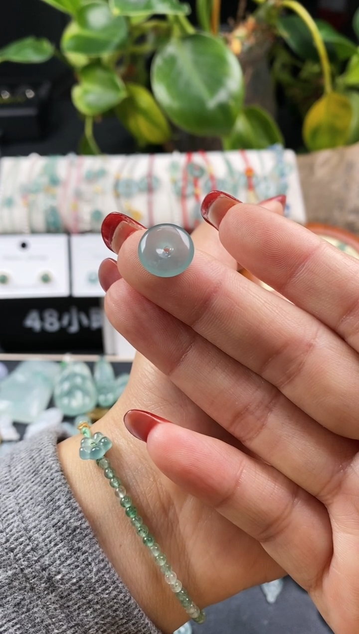 【闪购商品】翡翠裸石翡翠平安扣