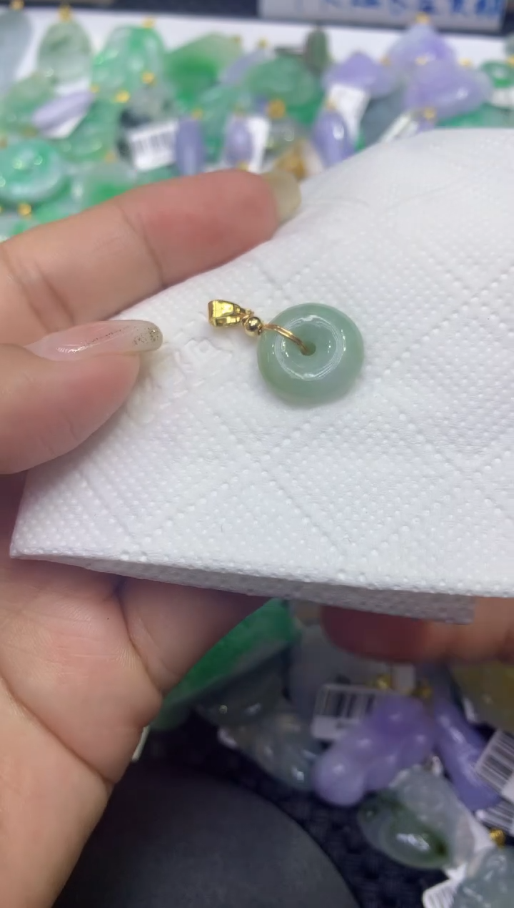 颈饰未镶嵌翡翠天然缅甸A货翡翠