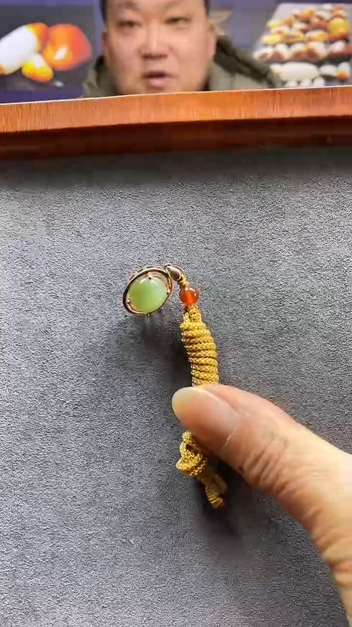 【闪购商品】和田玉（碧玉）吊坠(不含链)银S925镶嵌精品和田玉吊坠