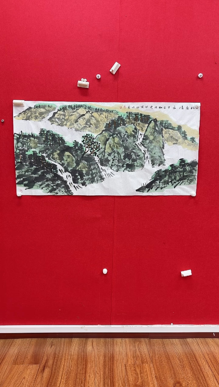 国画y天津人美-董建明国画8平尺