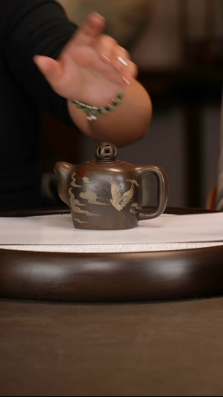【潘洪均】玉玺 250c +鹤杯+松鹤画