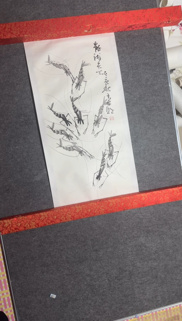 国画手绘4平尺左右