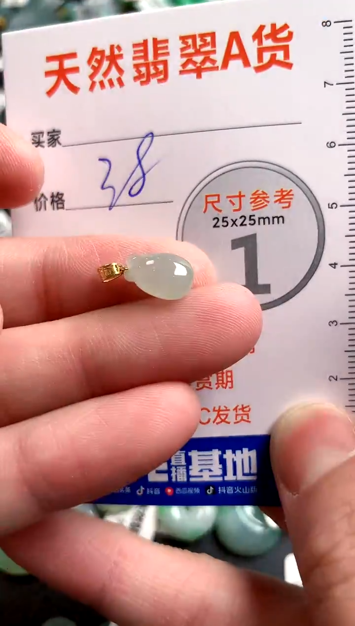 【闪购商品】翡翠颈饰18K金镶嵌13002628