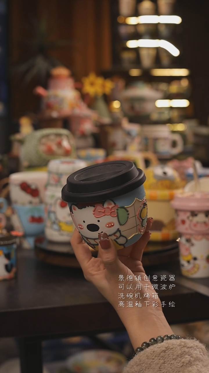 景德镇釉下彩绘设计师款式陶瓷