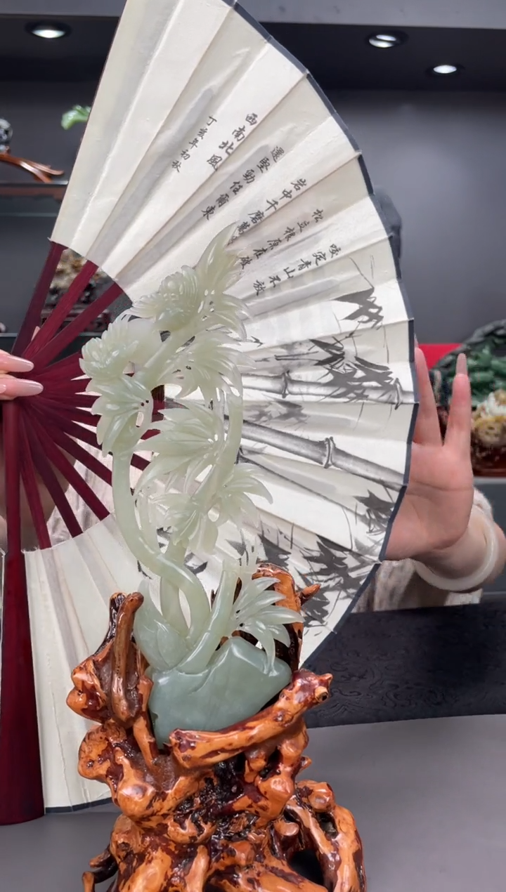 和田玉未镶嵌摆件摆件