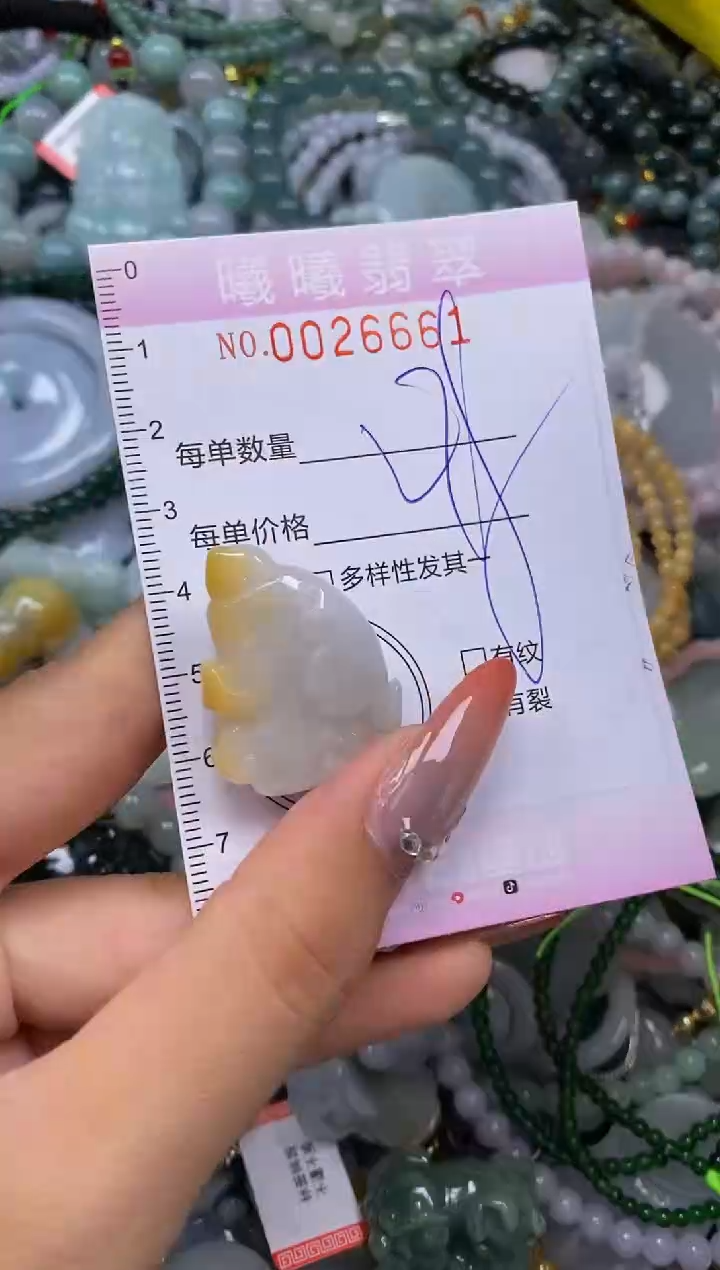 翡翠未镶嵌颈饰闪购0026661