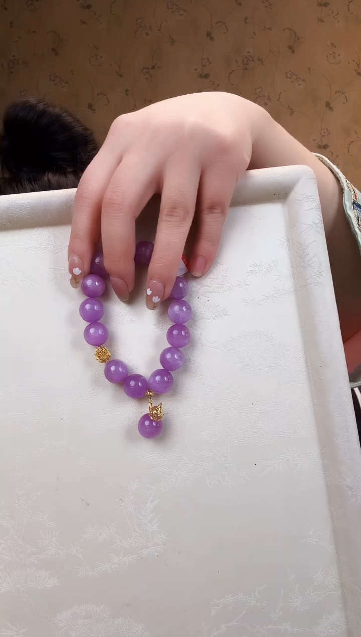 【闪购商品】锂辉石手串未镶嵌1916约13mm