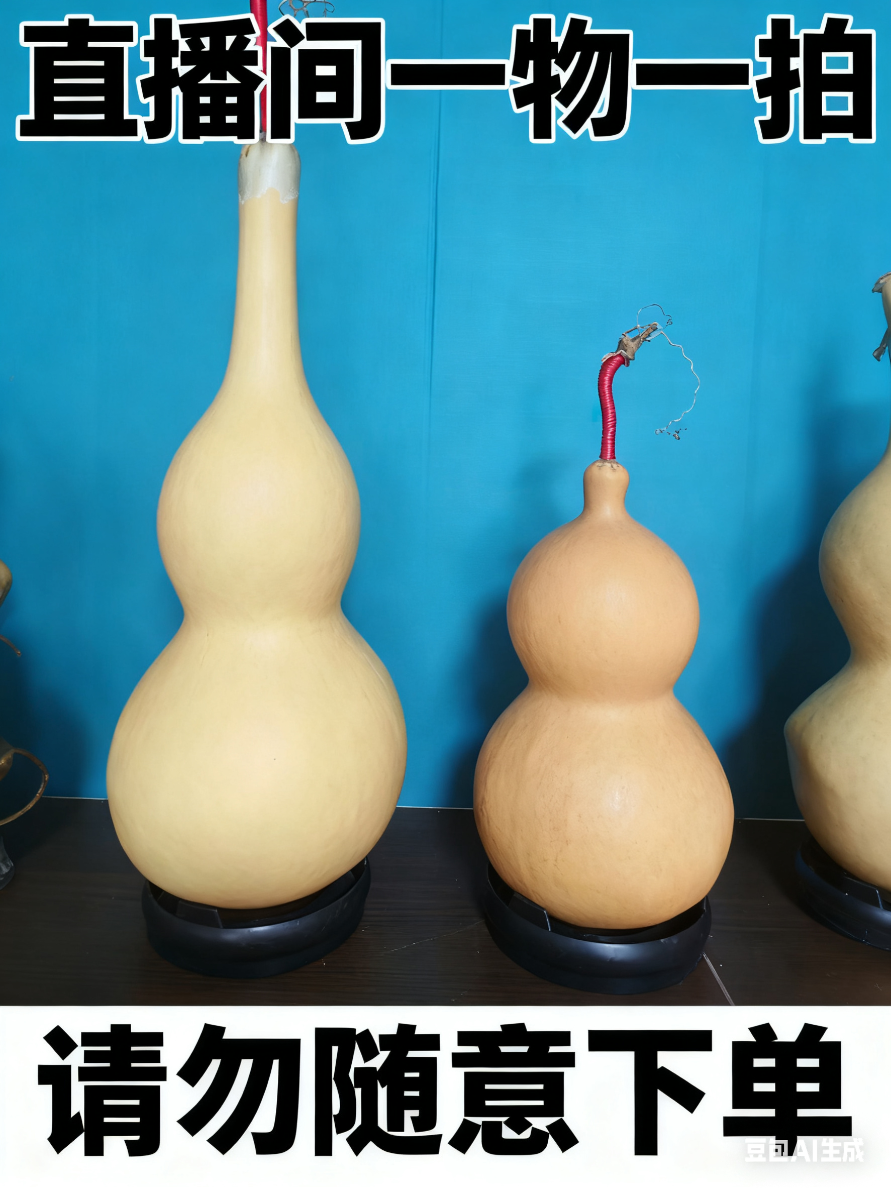 播间链接，山西铁皮葫芦拍品不退