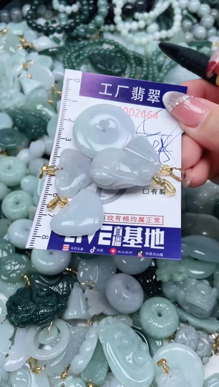 【闪购商品】翡翠吊坠(不含链)未镶嵌翡翠