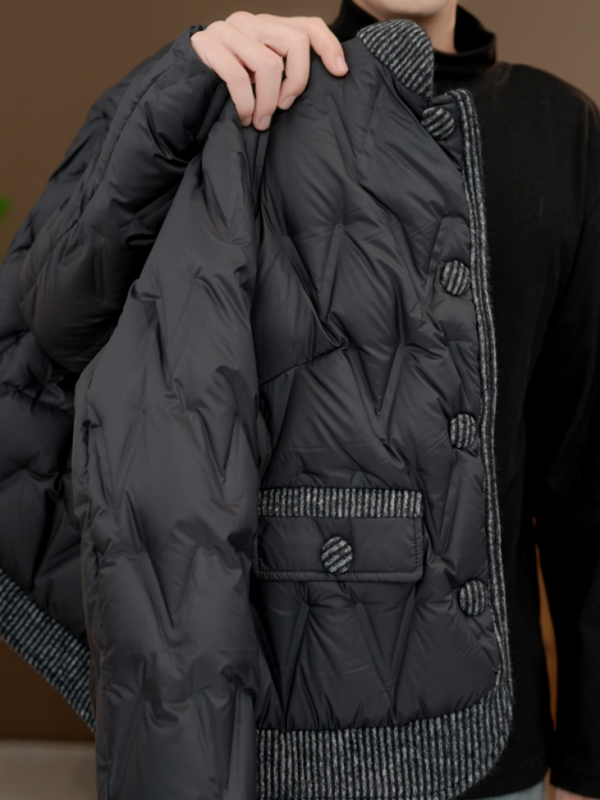 【甄选大朵鸭绒】2025杭州原版正品保暖气质减龄修身鸭绒服E-5005