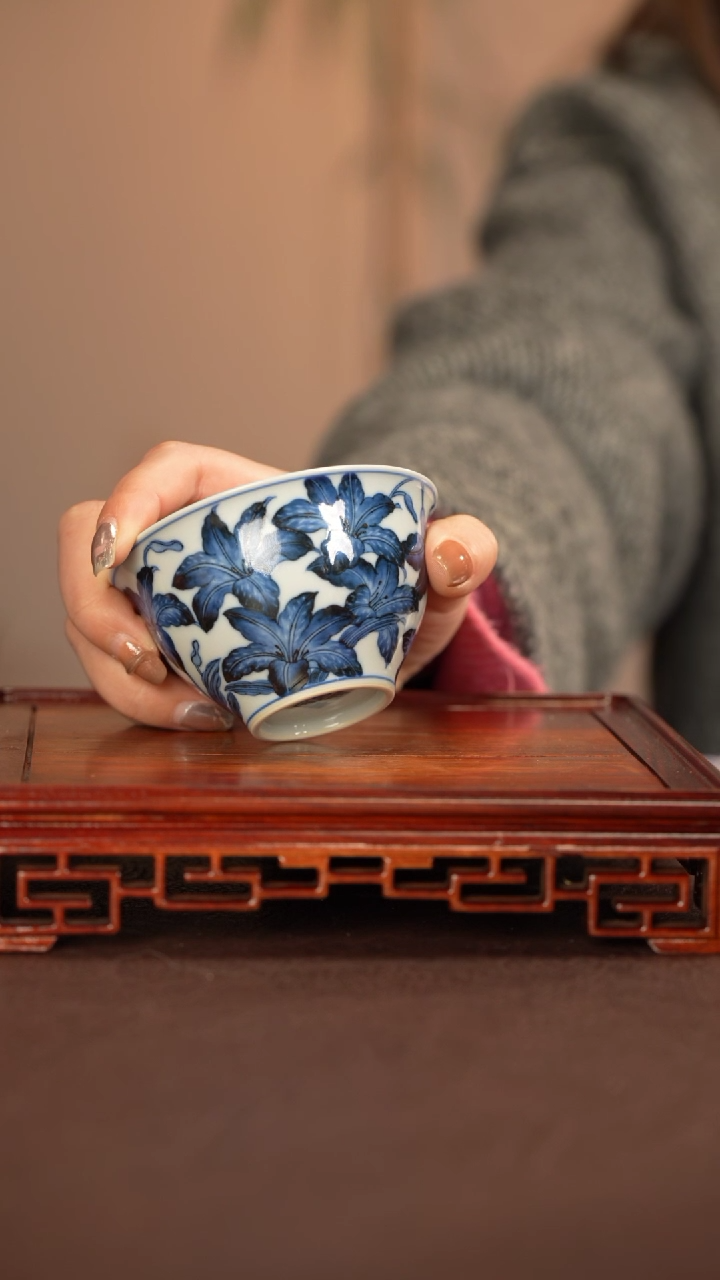 【闪购商品】杯子小卿亭景德镇手工手绘陶瓷