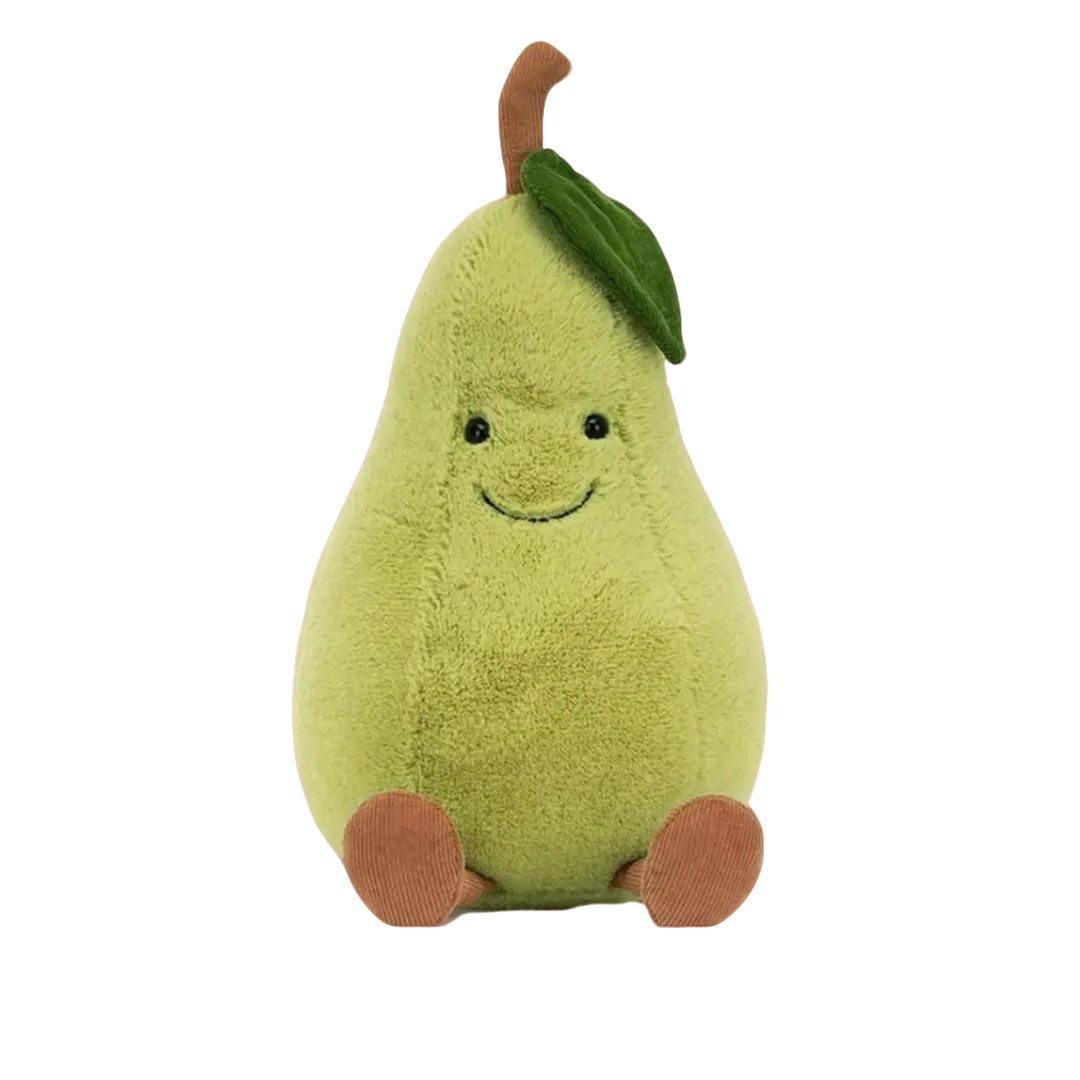趣味梨毛绒玩具水果安抚陪伴玩偶公仔娃娃生日礼物