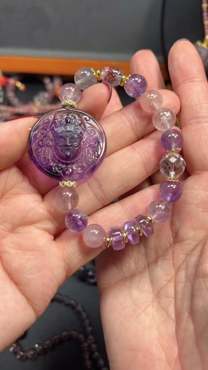 【闪购商品】水晶颈饰未镶嵌【百晶灵儿】天然水晶定制款