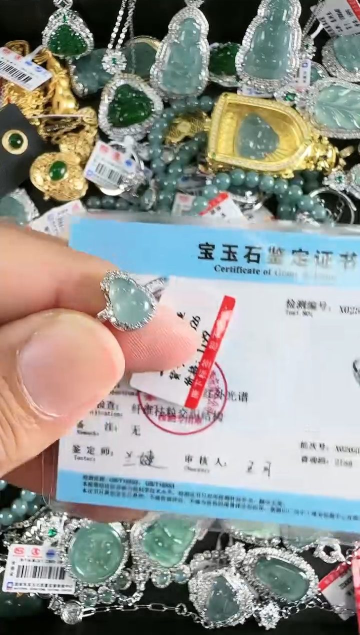 【闪购商品】翡翠吊坠(赠链)未镶嵌天然翡翠A货