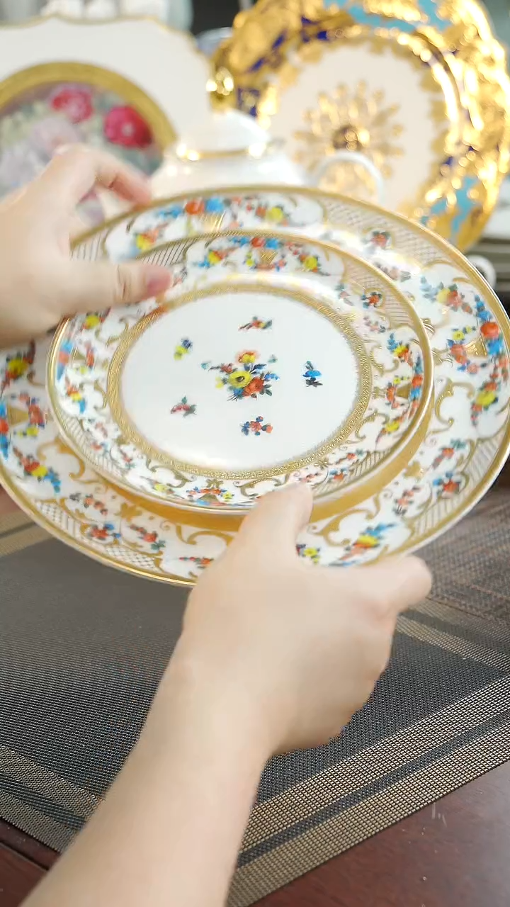 【闪购商品】瓷片10+7英寸大小盘 微瑕