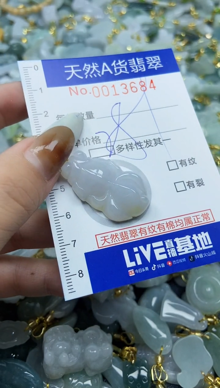 【闪购商品】翡翠颈饰未镶嵌天然A货翡翠