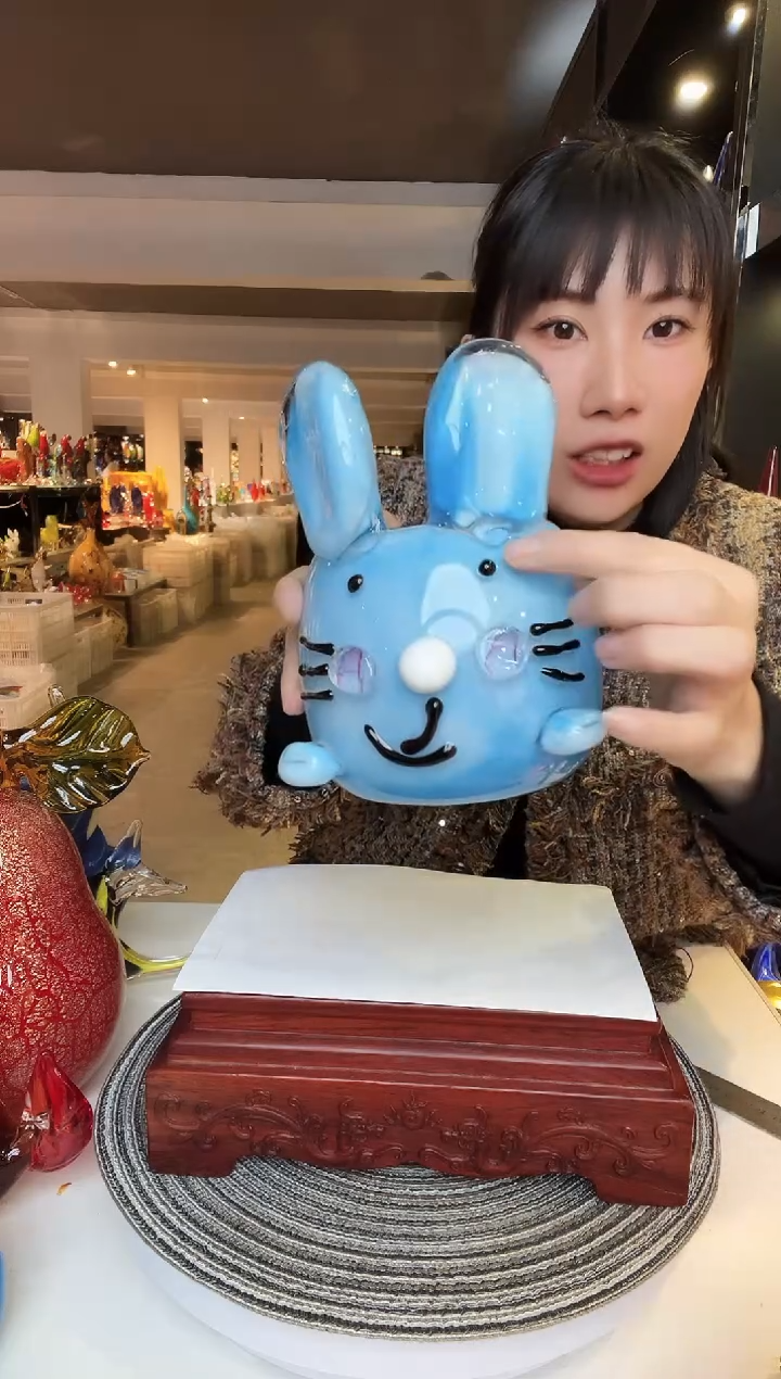 【闪购商品】茶盏琉璃摆件家居摆件
