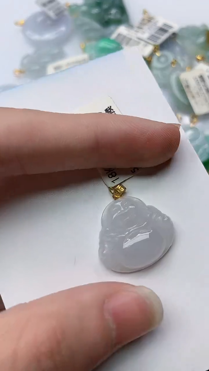 【闪购商品】翡翠颈饰18K金镶嵌27........