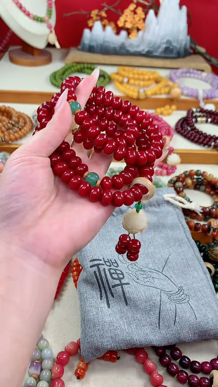 手串菩提根/象牙果红菩提