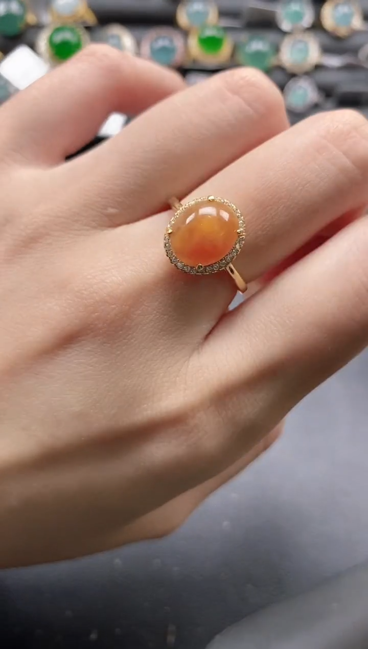 【闪购商品】翡翠戒指银S925镶嵌11111