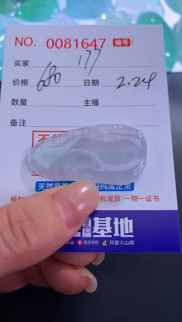 【闪购商品】翡翠颈饰未镶嵌！1