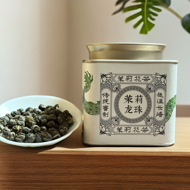 青牧-福州茉莉龙珠50g罐