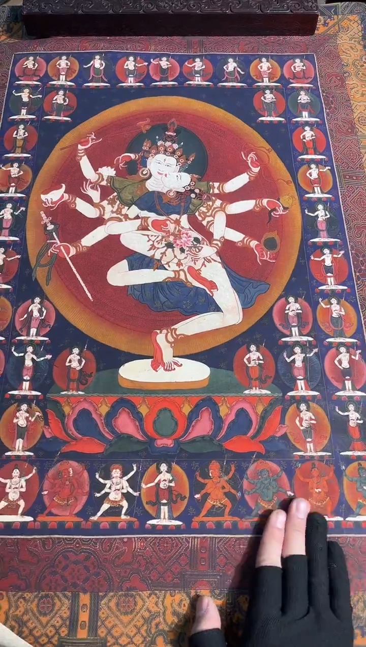 卷轴画路路的唐卡tk160