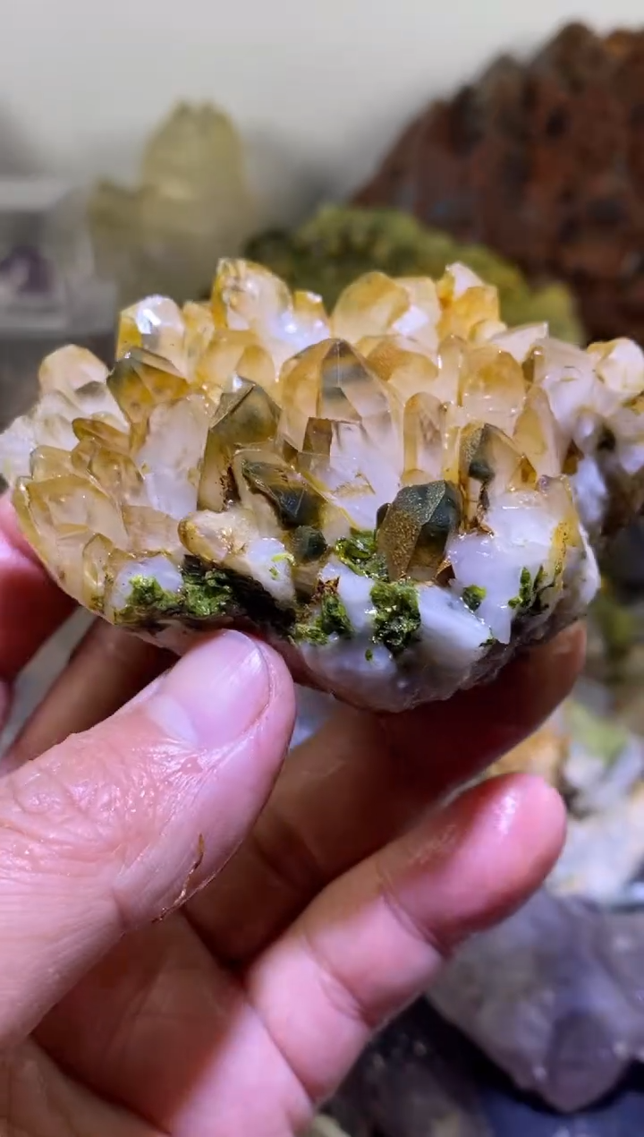 未镶嵌珠宝半成品水晶108号四川超七花园水晶