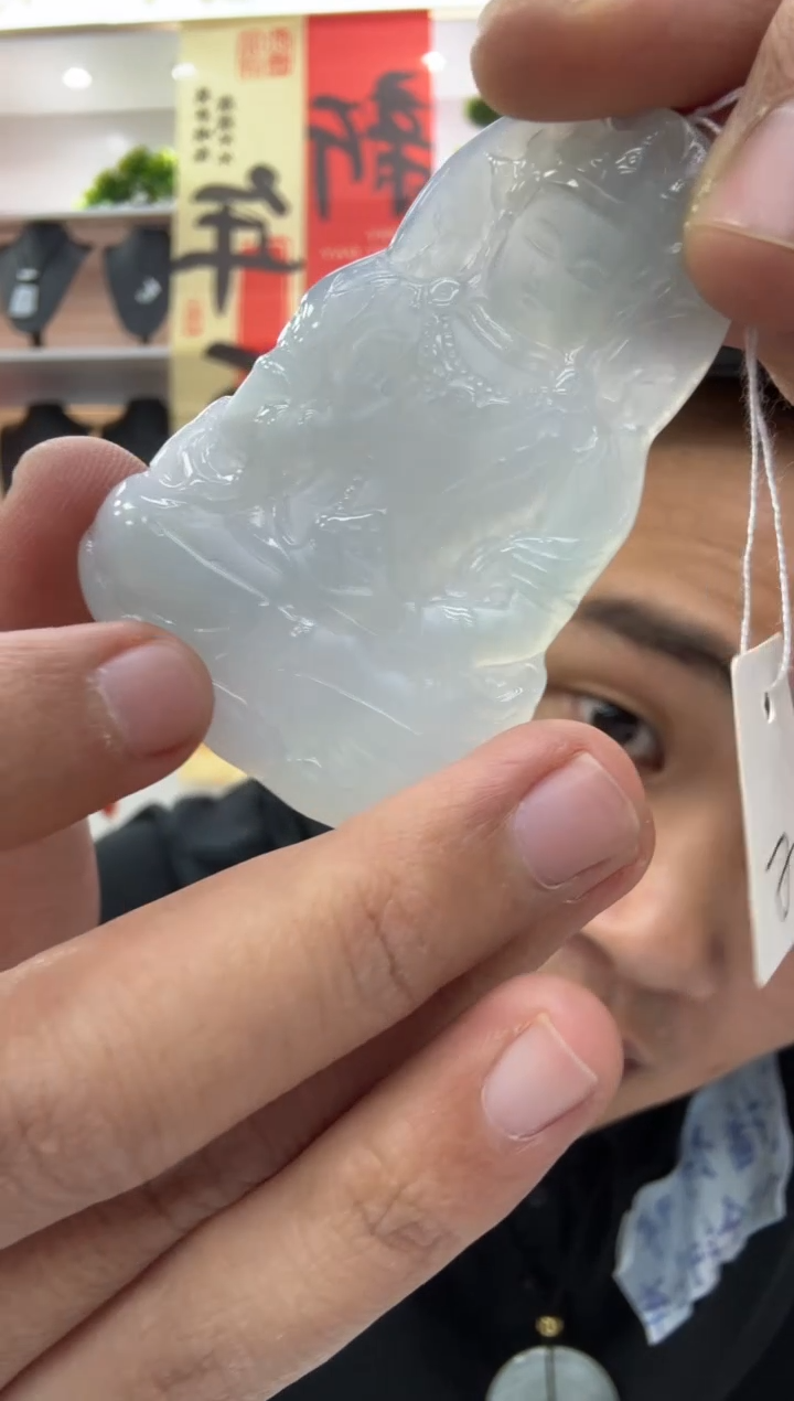 【闪购商品】翡翠颈饰未镶嵌天然翡翠A货孤品一件