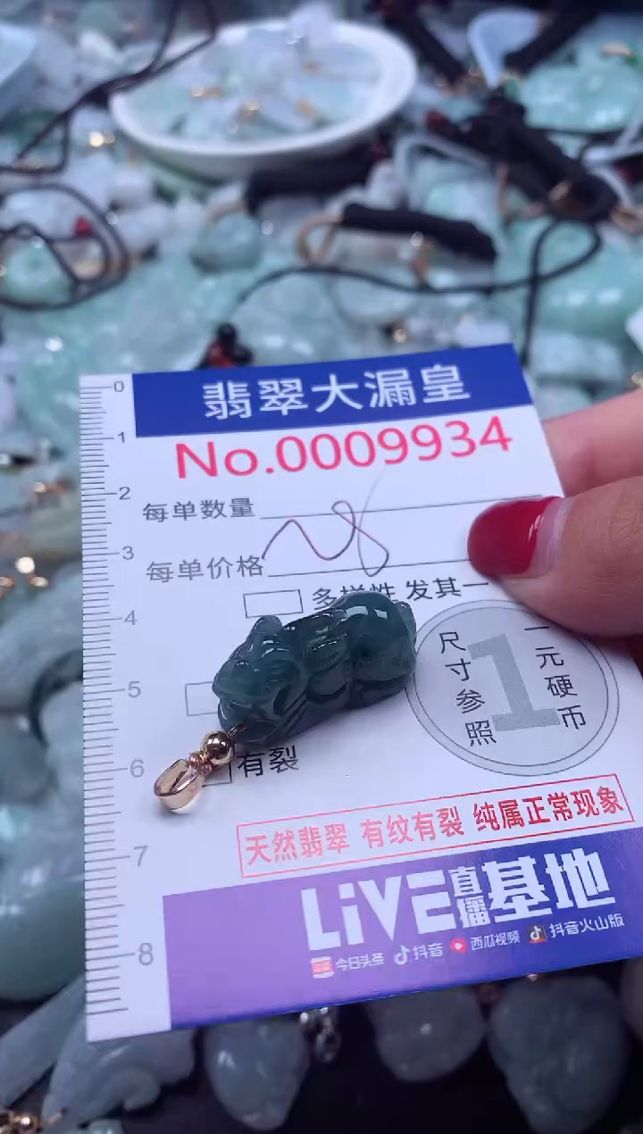 颈饰未镶嵌翡翠9934