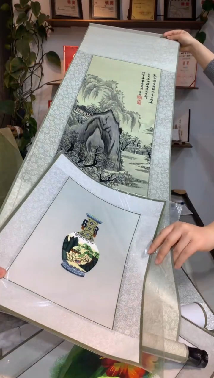 【闪购商品】刺绣纯手工苏绣软裱 不退换