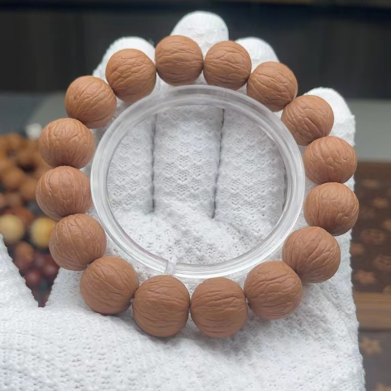 老树猴头聚宝盆，原皮原色，猴头核桃高油高密把玩文玩.