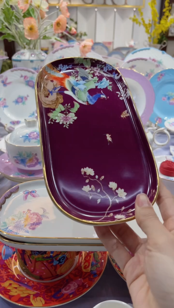 【闪购商品】骨瓷9英寸椭圆盘