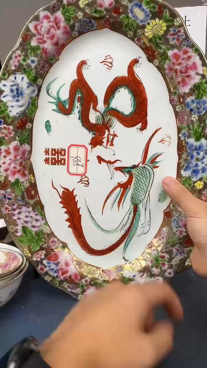 摆件景德镇老厂瓷微瑕慎拍