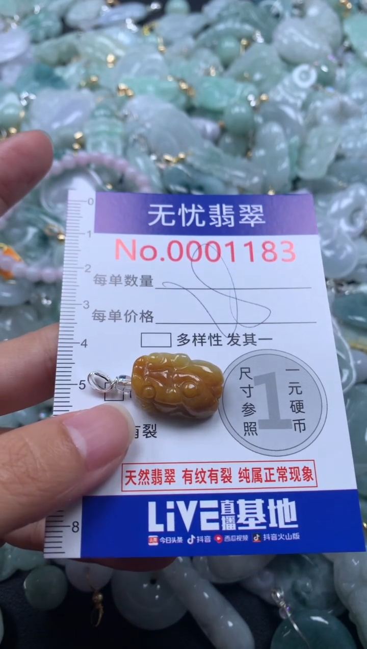 颈饰未镶嵌翡翠1183