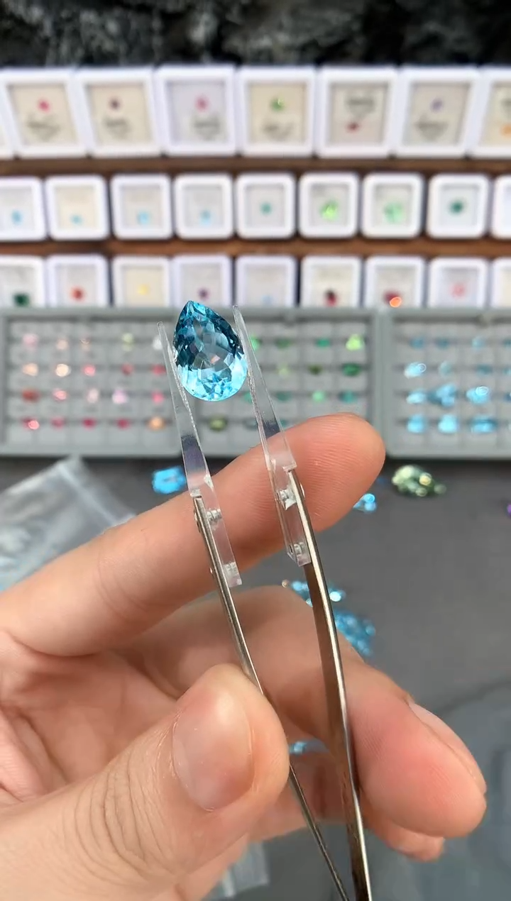 【闪购商品】定制托帕石裸石未镶嵌6.94ct