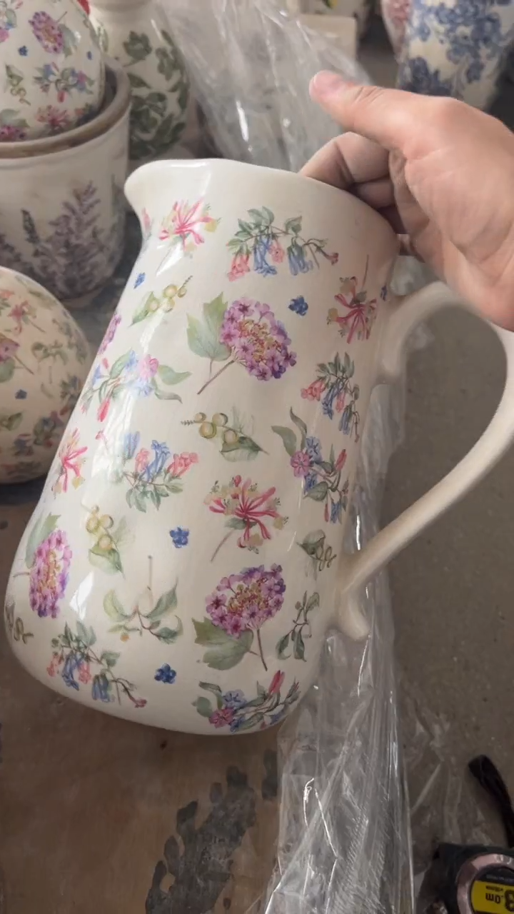 【闪购商品】陶瓷微瑕花盆外口23.5CM内口CM