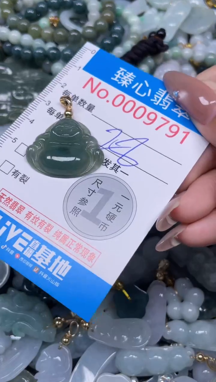 颈饰未镶嵌翡翠9791