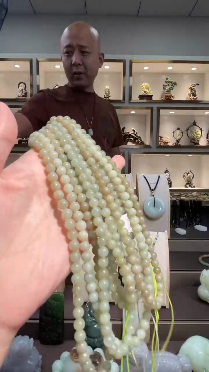 颈饰未镶嵌和田玉多样性发货1