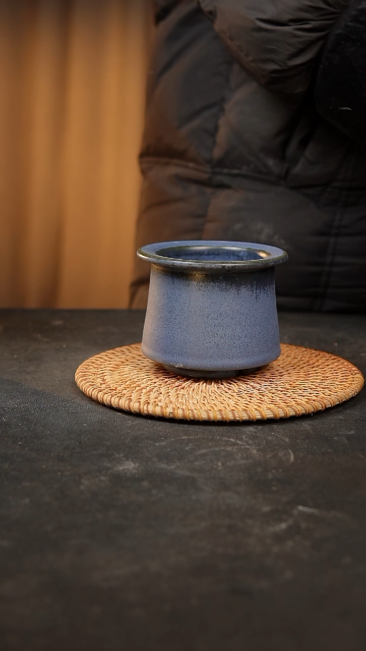 【闪购商品】瓷片泥泥手工花盆口7.5