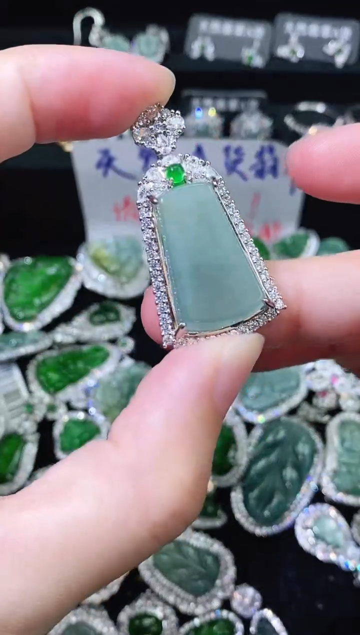 【闪购商品】翡翠未镶嵌颈饰精美翡翠-多样性只发一件H288