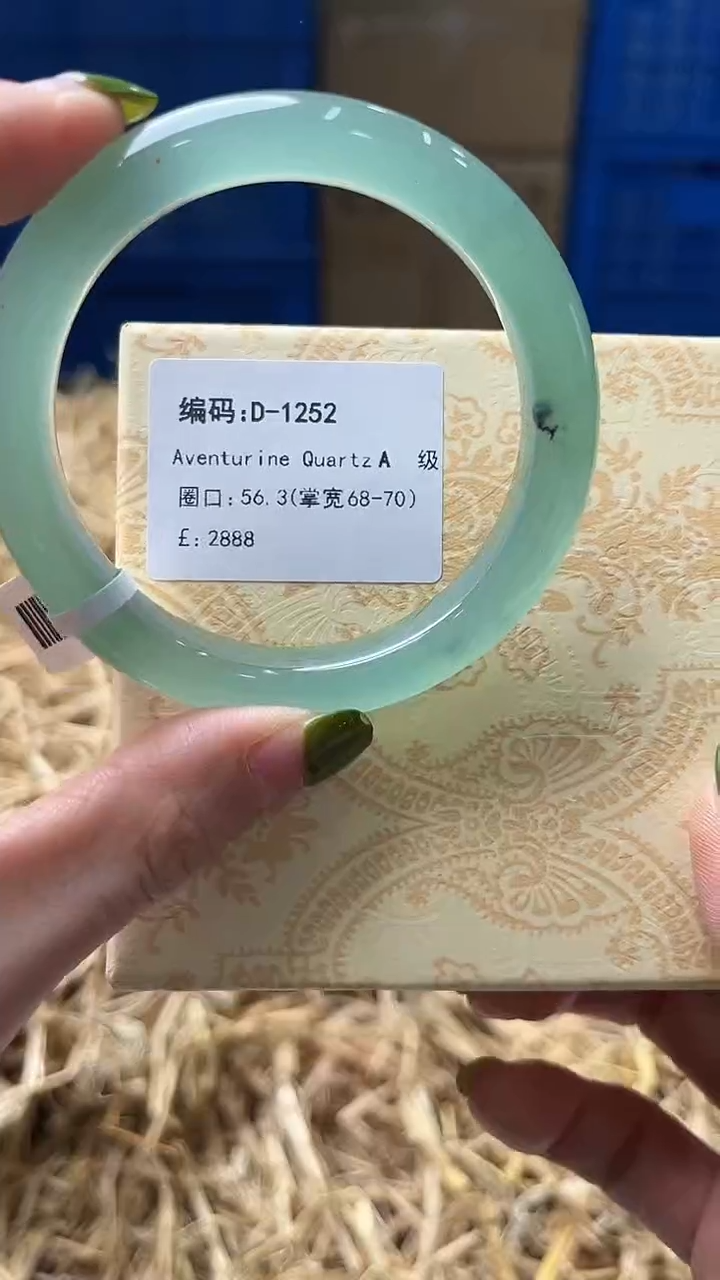 未镶嵌手镯石英质玉D1252