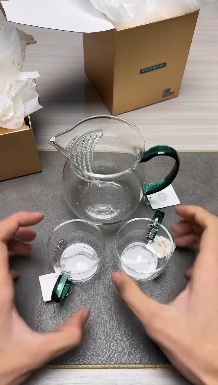 【闪购商品】禾器#观禄煮茶器墨绿+清尚杯墨绿