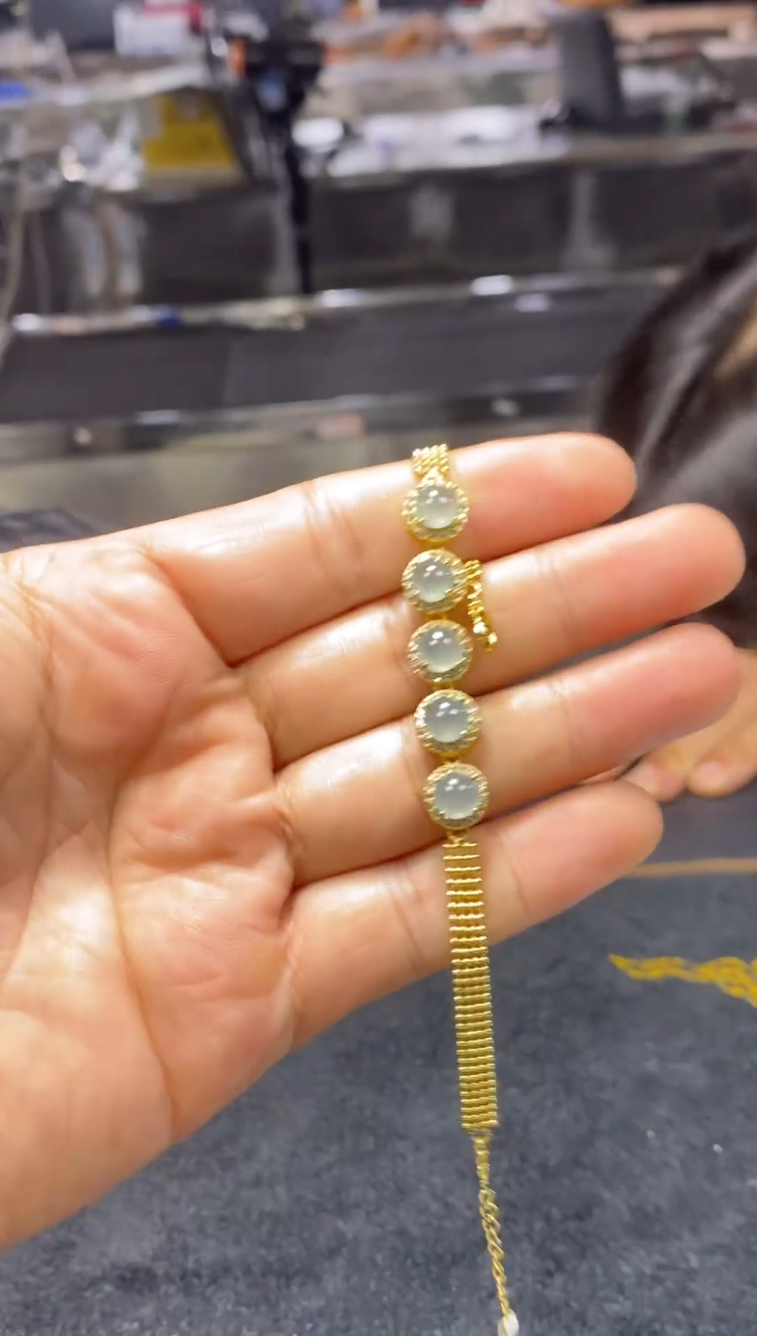 【闪购商品】翡翠手链未镶嵌天然翡翠A货34