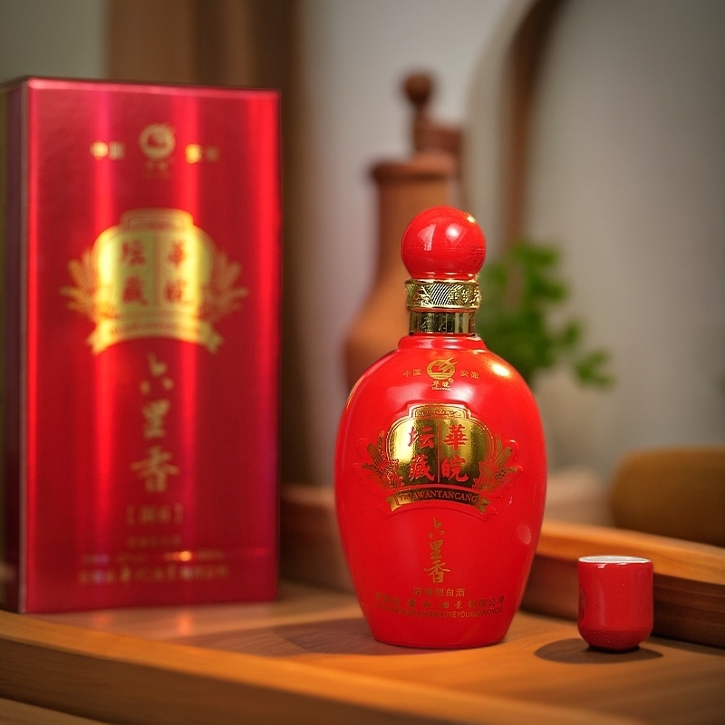 华皖【六里香】五粮酿造固态法纯酿日常好喝白酒42度500ml