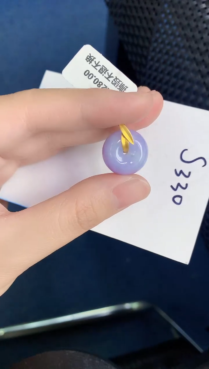 【闪购商品】翡翠颈饰18K金镶嵌000000000