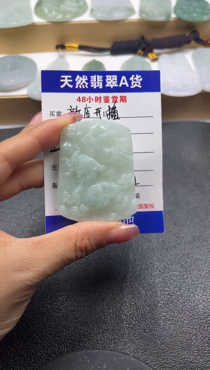 颈饰未镶嵌翡翠             