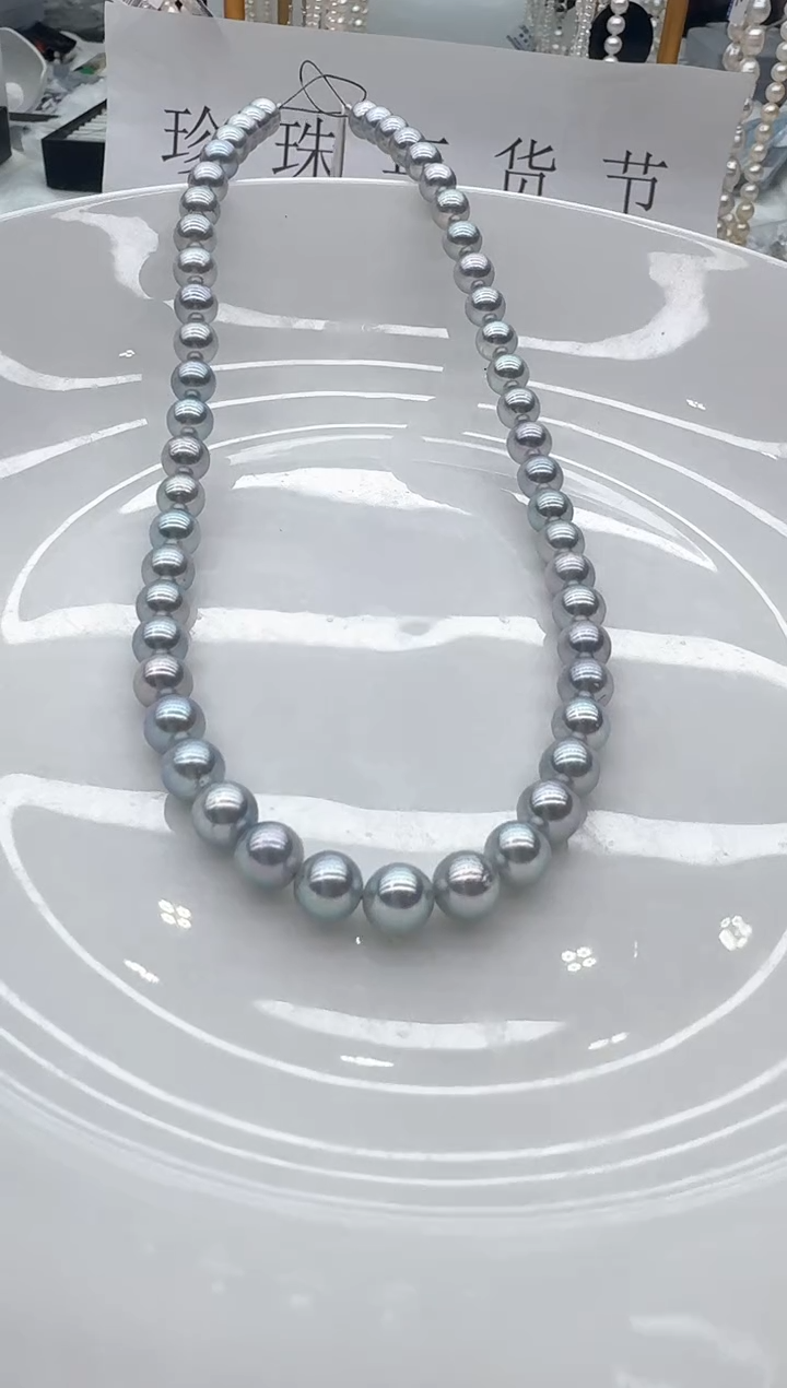 【闪购商品】海水珍珠颈饰银S925镶嵌真科研