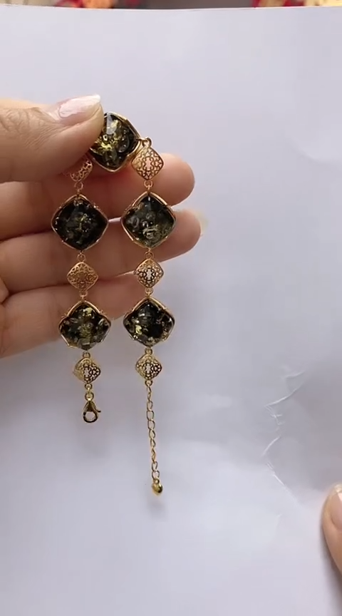 【闪购商品】琥珀裸石银S925镶嵌琥珀手链