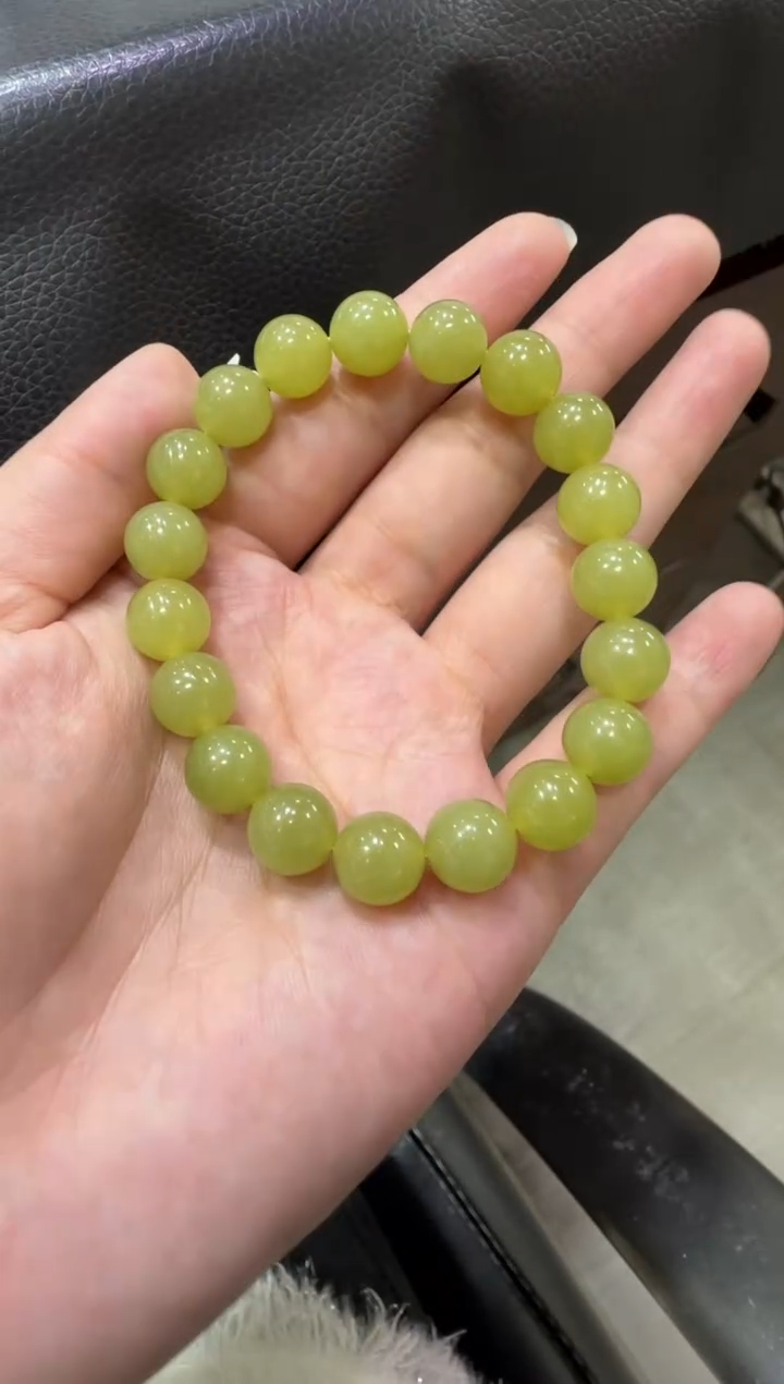 未镶嵌手串和田玉若羌黄口手串 （产地直发）